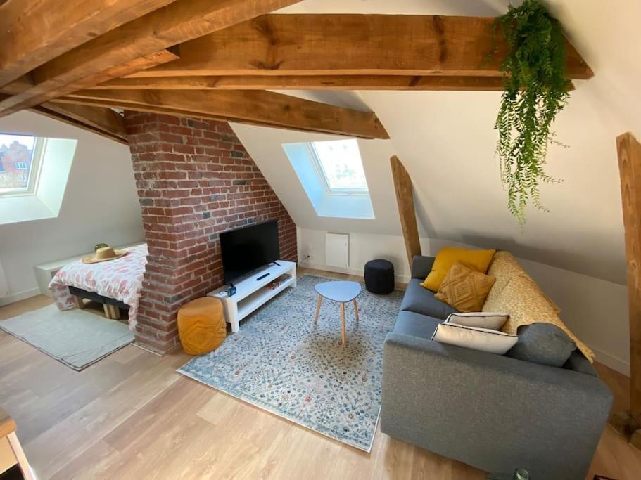 Chez Mathilde Studio Calais Nord Citadelle ภายนอก รูปภาพ